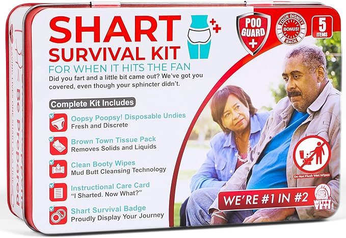 Shart Survival Kit - Funny gag gift product image